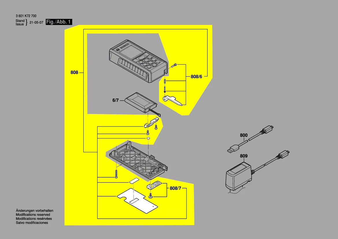 dard de mesure réf. 2 609 199 682 Bosch